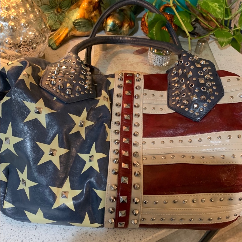 Patriotic boho bag